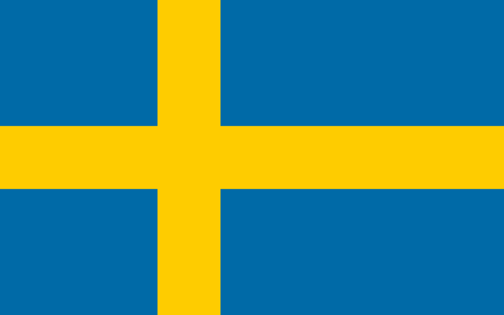 Schweden/Sweden Übersicht über die besuchten Stadien in Schweden