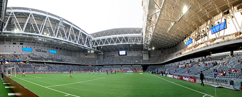 Djurgarden IF - Helsingborgs IF, Stockholm, Tele2 Arena, 12.988 Zuschauer