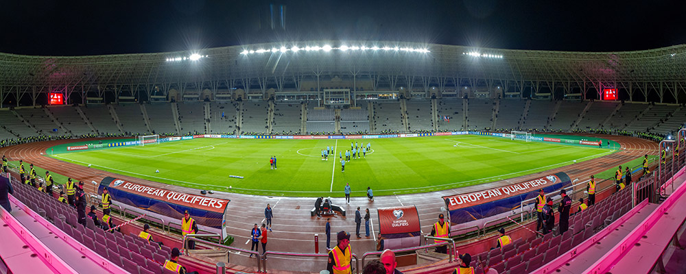 Aserbaidschan - Österreich, Fußball, UEFA EM-Qualifikation, Baku, Tofiq-Bahramov-Stadion