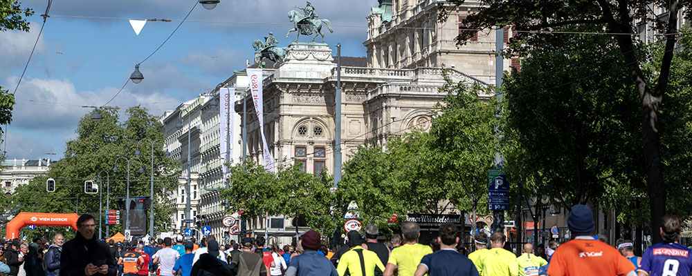 41. Vienna City Marathon 2024, Leichtathletik, Wien, Österreich, 21.04.2024., 41th Vienna City Marathon 2024, Athletics, Vienna, Austria,