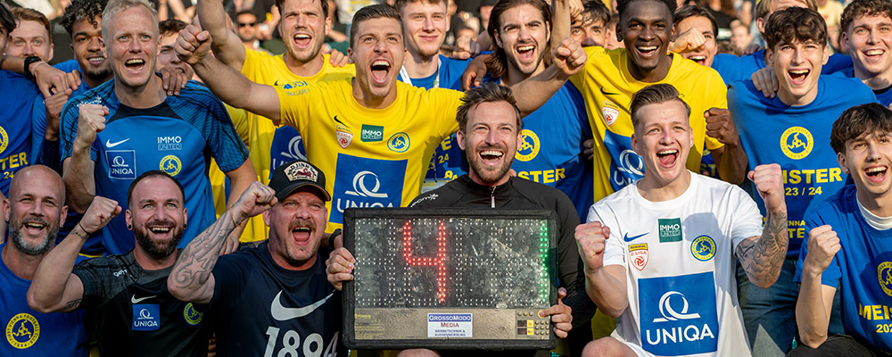 2. Liga , Österreich, 25.05.2024, Wien, Stadion Hohe Warte, First Vienna FC - SKU Amstetten, Stadium Naturarena Hohe Warte, Döbling