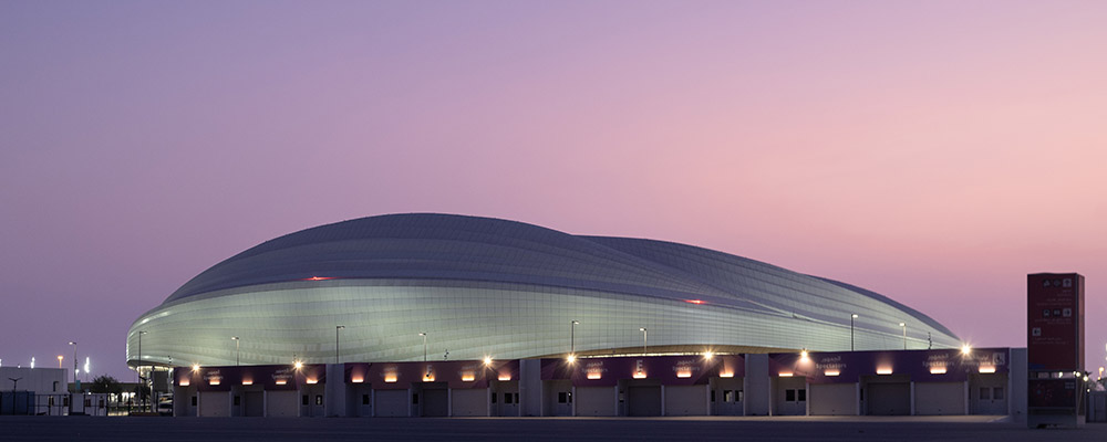 Fußball, Qatar Stars League, Al Wakrah SC - Al Ahli SC (Doha). Football, Katar, Liga, pictures of the Stadium and match 11.08.2024, soccer