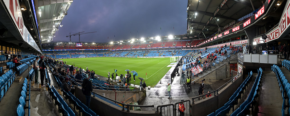 Foto, Fußball, Nations League, Oslo, Norwegen – Österreich. Photo, soccer, European Championship qualifier, Oslo, Norge- Austria.