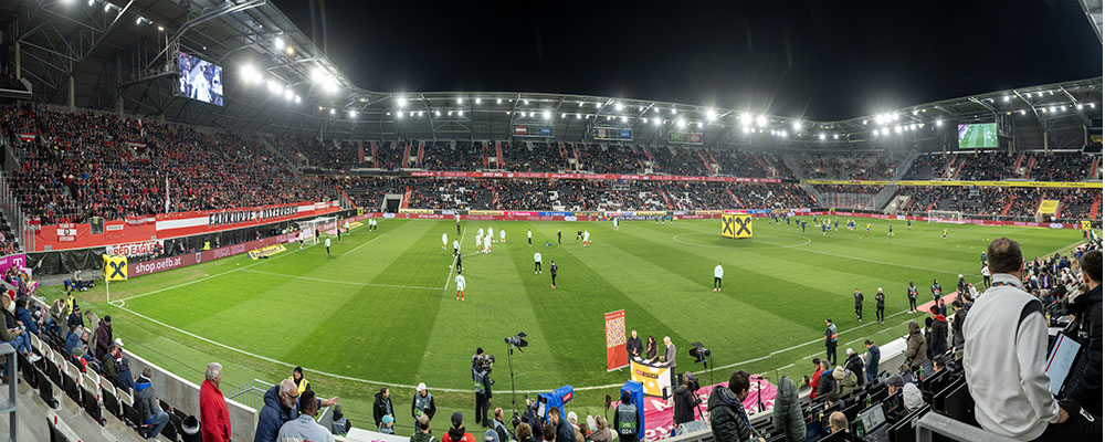 Fotos Fußball, Fußball, UEFA Nations League, Linz, Raiffeisen Arena, Österreich - Norwegen, Austria - Norwegen, 13.10.2024