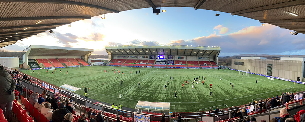 Scottish Women Premier League Frauen, Glasgow Rangers Frauen - Dundee United, Broadwood Stadium, pictures of the match, Schottland, Cumbernauld