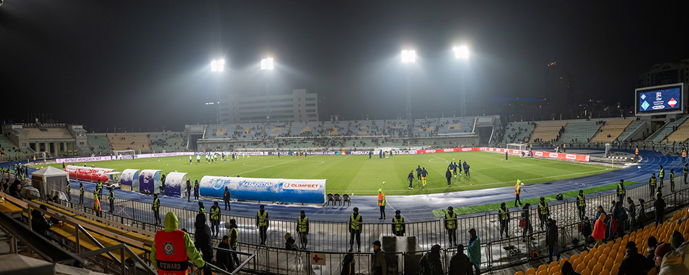 Fotos Fußball, Fußball, UEFA Nations League, Almaty, Central Stadion,  Kasachstan - Österreich, Austria - Kasachstan, 14.11.2024