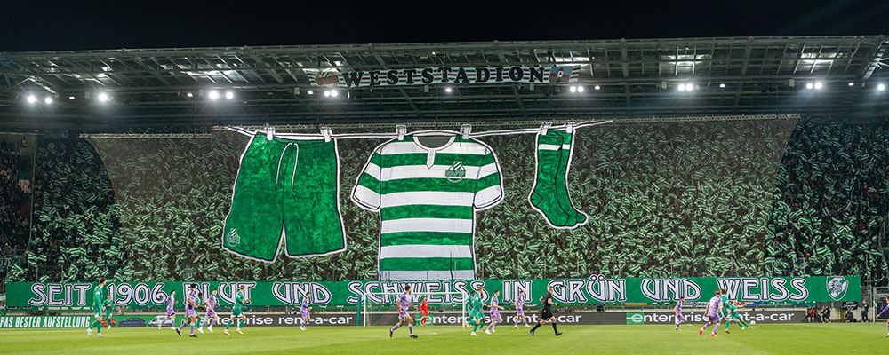 Fußball, UEFA Conference League, Österreich, Rapid Wien - Shamrock Rovers. Football, Bundesliga UEFA, Rapid Wien - Shamrock Rovers.