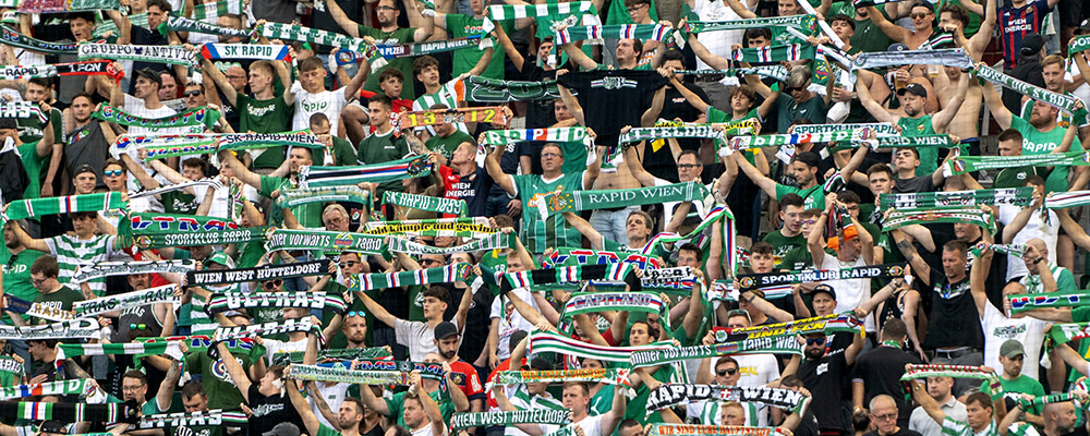 Fußball, UEFA Conference League, Österreich, Rapid Wien - ETO Györ. Football, Bundesliga UEFA, Rapid Wien - Gyoer, Qualifikation
