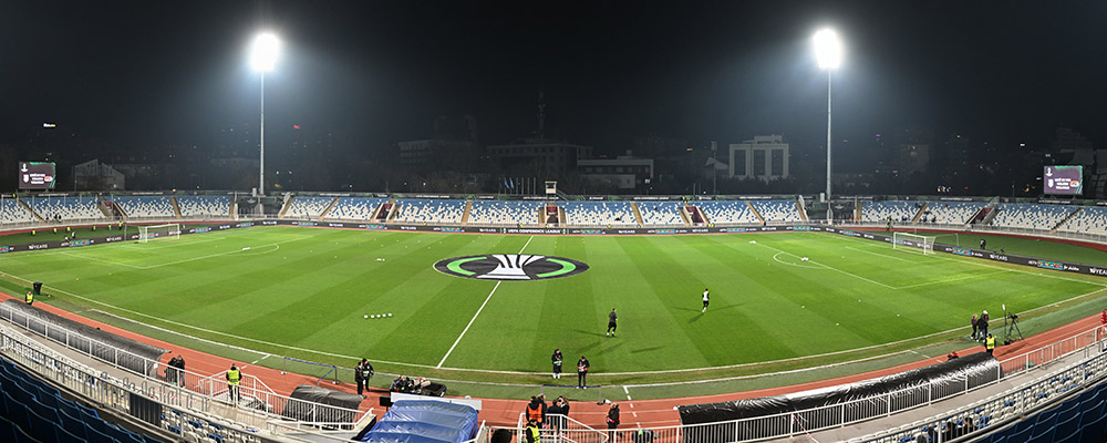 UEFA Conference League, FC Drita - AZ Alkmaar, Kosovo, Pristina, Stadiumi Fadil Vokrri, Pictures of the match of the Club of Kosovo and netherlands