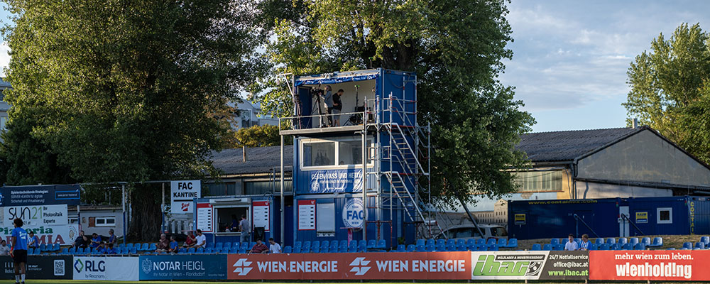 ÖFB-Cup, Österreich, 04.09.2026, Wien, Stadion Hohe Warte, FAC - Schwarz Weiss Bregenz, Stadium Naturarena Hohe Warte, Floridsdorf